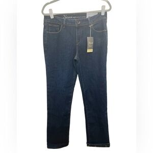 NWT Natural Reflections Fleece lined Denim Jeans Size 6